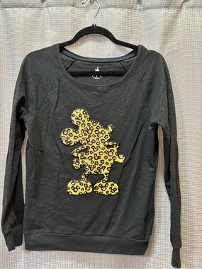 Mickey Mouse Leopard Print Sweatshirt